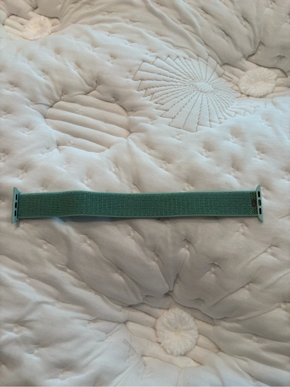 Apple Green Woven Nylon Apple Watch Band